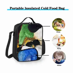 Half Black Utopia Square Thermal Insulation Meal Bag