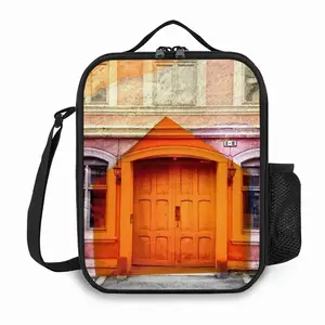 Orange Entrance Square Thermal Insulation Meal Bag