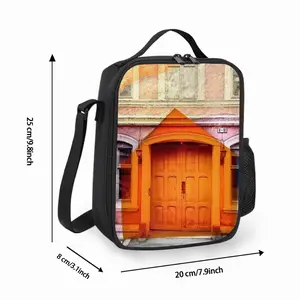 Orange Entrance Square Thermal Insulation Meal Bag