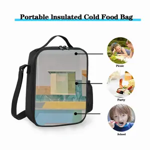 Yellow Carpet Square Thermal Insulation Meal Bag