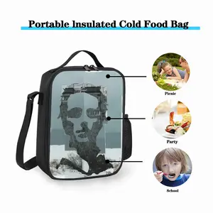 Grunge Square Thermal Insulation Meal Bag