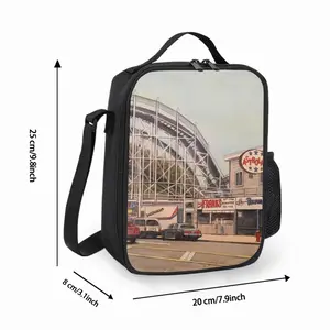 Cyclone Coney Island New York City Square Thermal Insulation Meal Bag