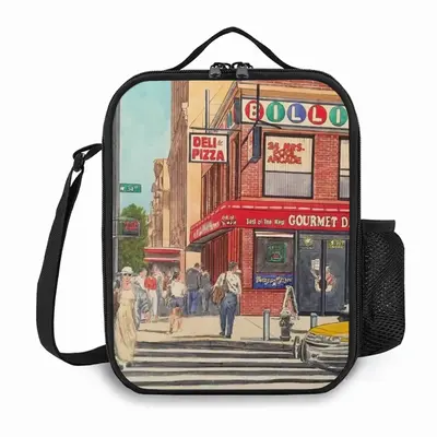 Billiards On 34Th St New York City Square Thermal Insulation Meal Bag