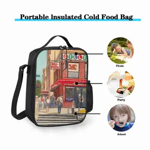 Billiards On 34Th St New York City Square Thermal Insulation Meal Bag