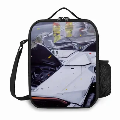 Lamborghini And Confetti Square Thermal Insulation Meal Bag