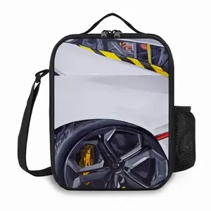 Lamborghini And Ribbons Square Thermal Insulation Meal Bag