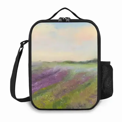 Lavender Field Square Thermal Insulation Meal Bag