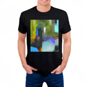 Men From My Window Cotton Crew Neck T-Shirt