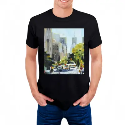 Men Central Parc East Cotton Crew Neck T-Shirt