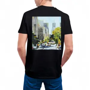 Men Central Parc East Cotton Crew Neck T-Shirt