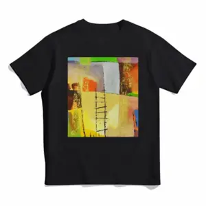 Men Stairway Cotton Crew Neck T-Shirt