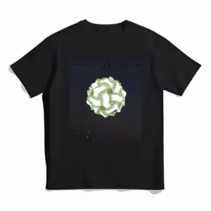 Men Light In Dark Cotton Crew Neck T-Shirt