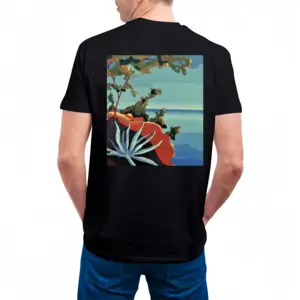 Men On The French Riviera Near Frejus Cotton Crew Neck T-Shirt