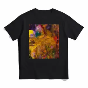 Men Portrait Cotton Crew Neck T-Shirt