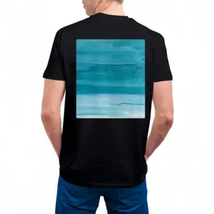 Men Clear Water Cotton Crew Neck T-Shirt