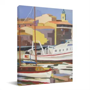 Sète The Navy Canvas Decorative Painting (Multi-Size, Vertical)