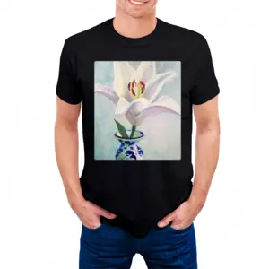 Men Lily Cotton Crew Neck T-Shirt