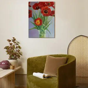 Tulips Canvas Decorative Painting (Multi-Size, Vertical)