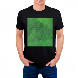 Men Green Jasper I Cotton Crew Neck T-Shirt