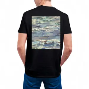 Men Sea Within A Sea Cotton Crew Neck T-Shirt