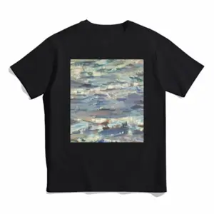 Men Sea Within A Sea Cotton Crew Neck T-Shirt