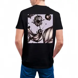 Men Space 30 - Systems Cotton Crew Neck T-Shirt