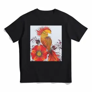 Men Firebird Cotton Crew Neck T-Shirt