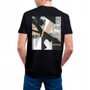 Men The Road To Space Cotton Crew Neck T-Shirt