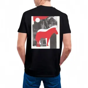 Men Wwf Przewalskis Horse Cotton Crew Neck T-Shirt