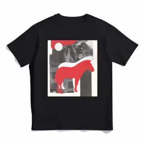 Men Wwf Przewalskis Horse Cotton Crew Neck T-Shirt