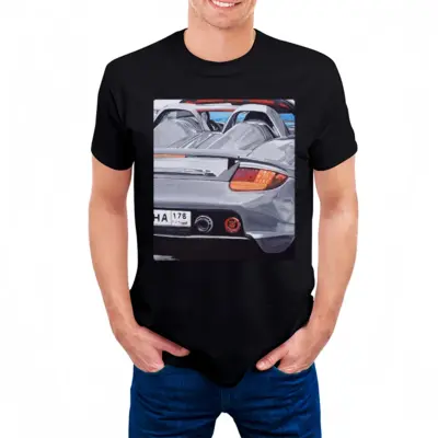 Men Carrera Gt Cotton Crew Neck T-Shirt