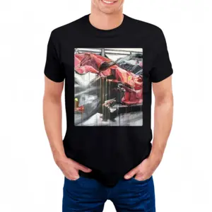 Men Berlinetta Crash Cotton Crew Neck T-Shirt