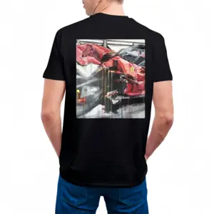 Men Berlinetta Crash Cotton Crew Neck T-Shirt