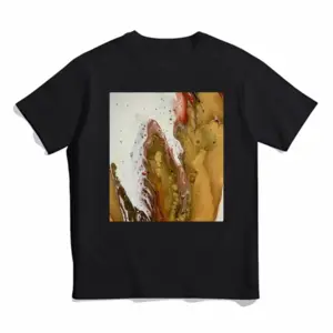 Men Gold Poppy Cotton Crew Neck T-Shirt