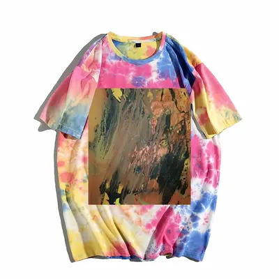 Men Bronze Abstraction Tie Dye T-Shirt