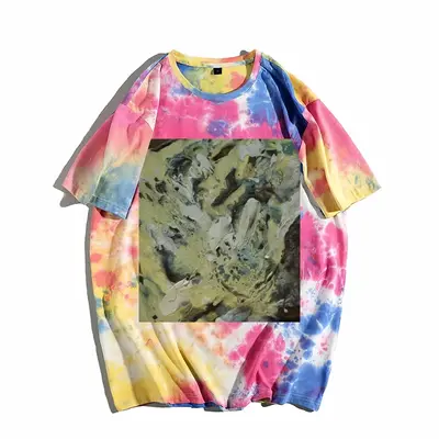 Men Yellow Mist Tie Dye T-Shirt