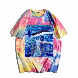 Men True Blue Tie Dye T-Shirt