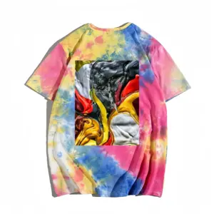 Men Monochromatic Not Tie Dye T-Shirt