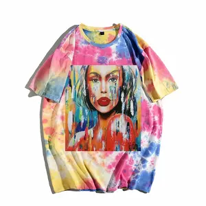 Men Summer Rain Tie Dye T-Shirt