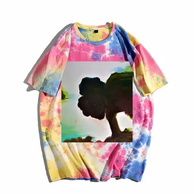 Men Philemon And Baucis Hug Tie Dye T-Shirt