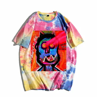 Men Affiche Collector 4 Tie Dye T-Shirt