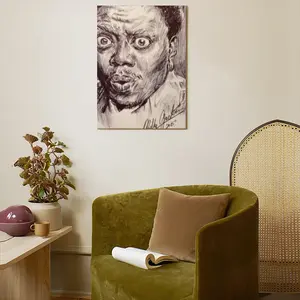 Bernie Mac Portrait Canvas Decorative Painting (Multi-Size, Vertical)