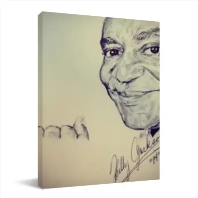 Bill Cosby Portrait Canvas Decorative Painting (Multi-Size, Vertical)