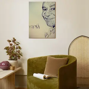 Bill Cosby Portrait Canvas Decorative Painting (Multi-Size, Vertical)