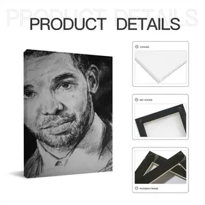 Aubrey Drake Graham Portrait Canvas Decorative Painting (Multi-Size, Vertical)