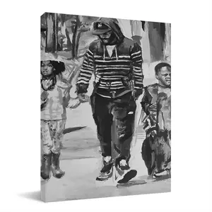 Black Fathers Matter Canvas Decorative Painting (Multi-Size, Vertical)