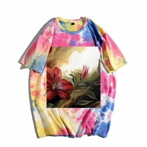 Men Crimson Fragrance Tie Dye T-Shirt