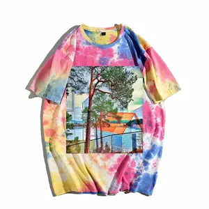 Men Deep Breath Tie Dye T-Shirt