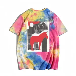 Men Wwf Przewalskis Horse Tie Dye T-Shirt