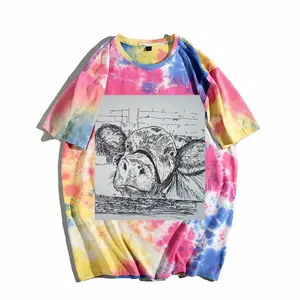 Men Kilroy Cow Tie Dye T-Shirt